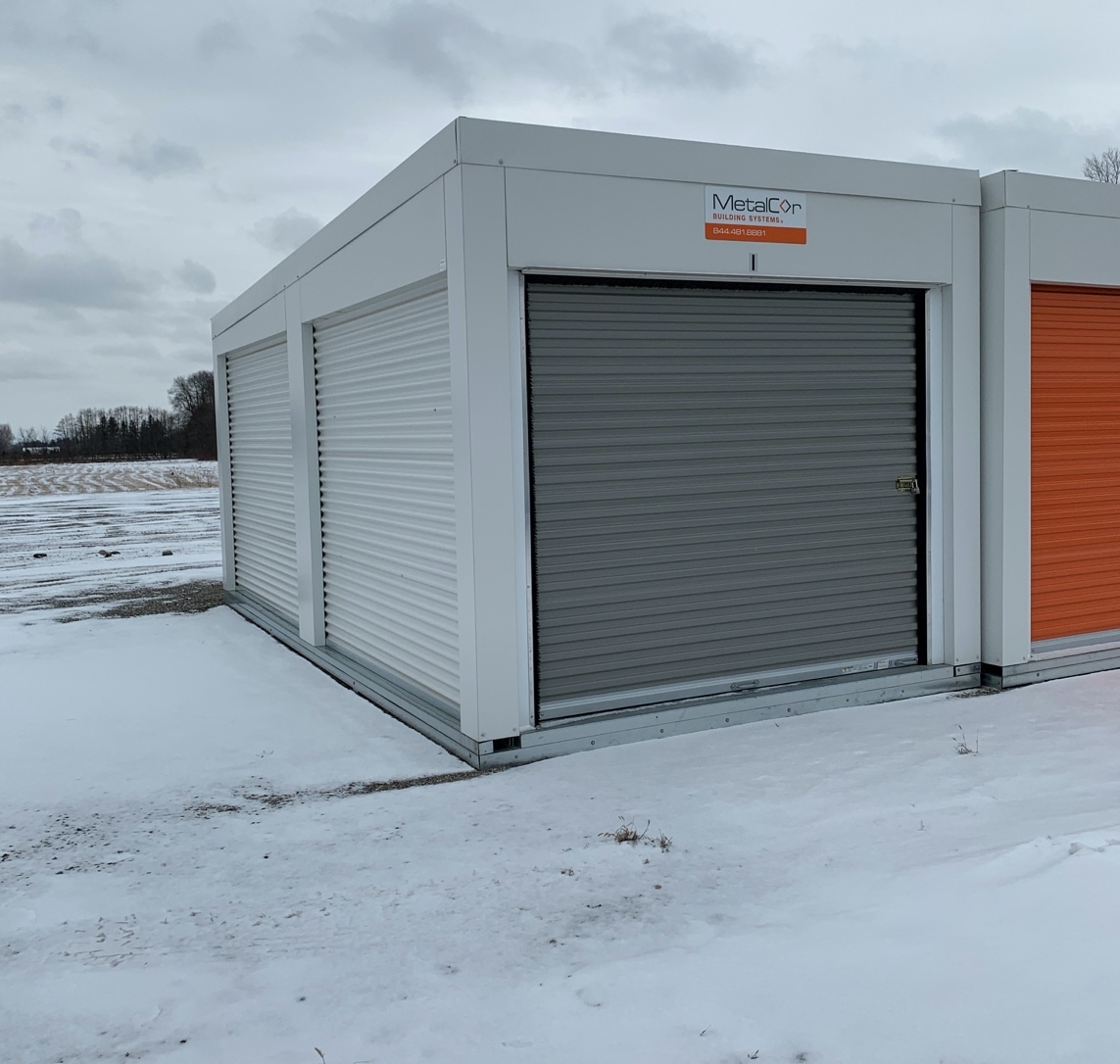 MetalCor storage unit with one door