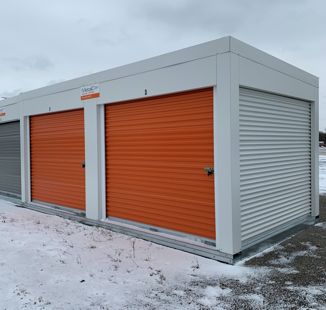 MetalCor storage unit with two doors